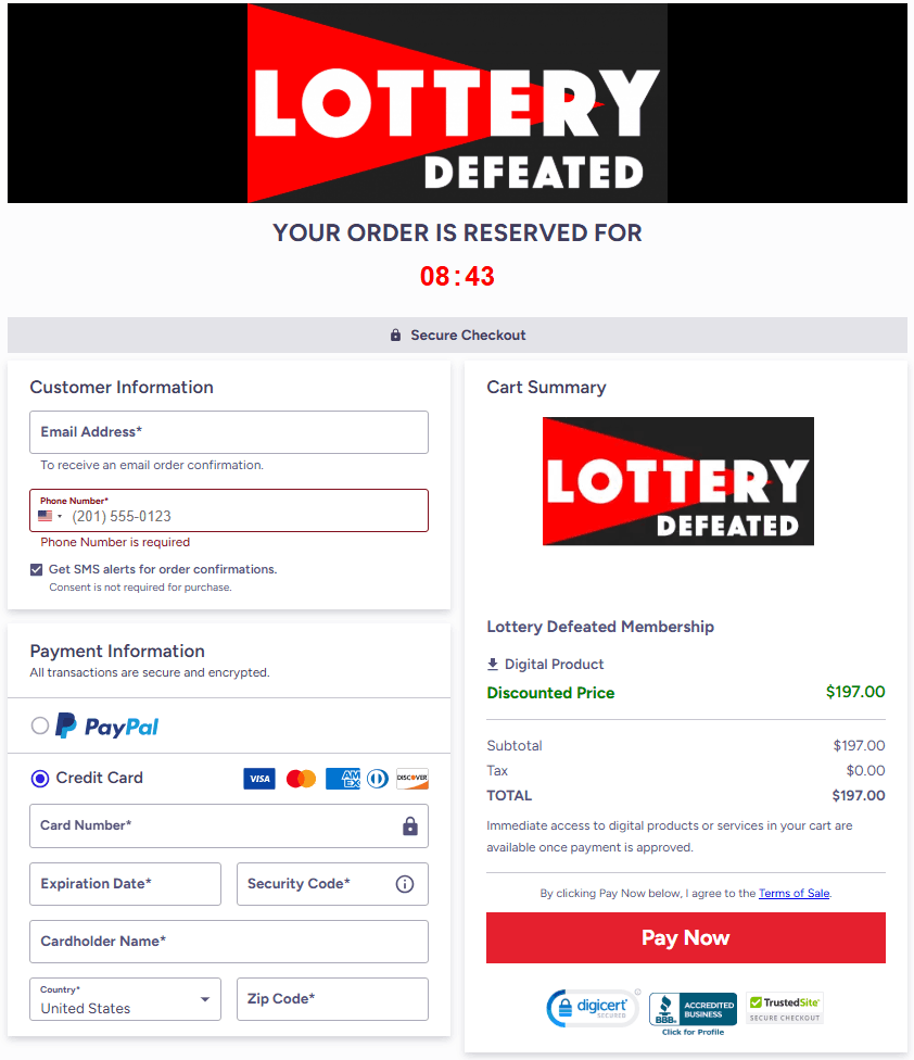Lottery Defeated
